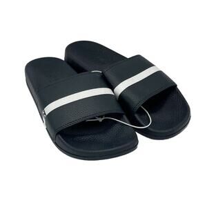 Kenneth Cole Reaction Slides in Black/White Size 10